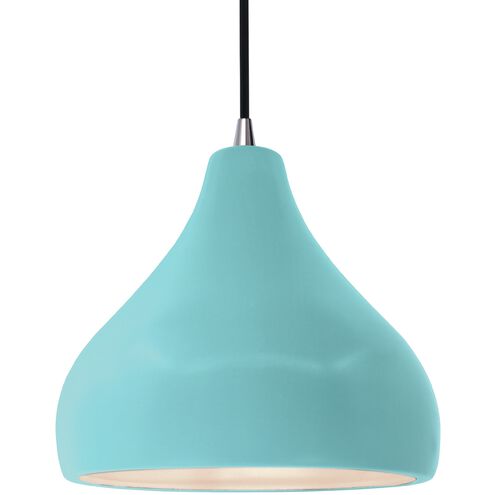 Radiance LED 11.5 inch Reflecting Pool and Brushed Nickel Pendant Ceiling Light