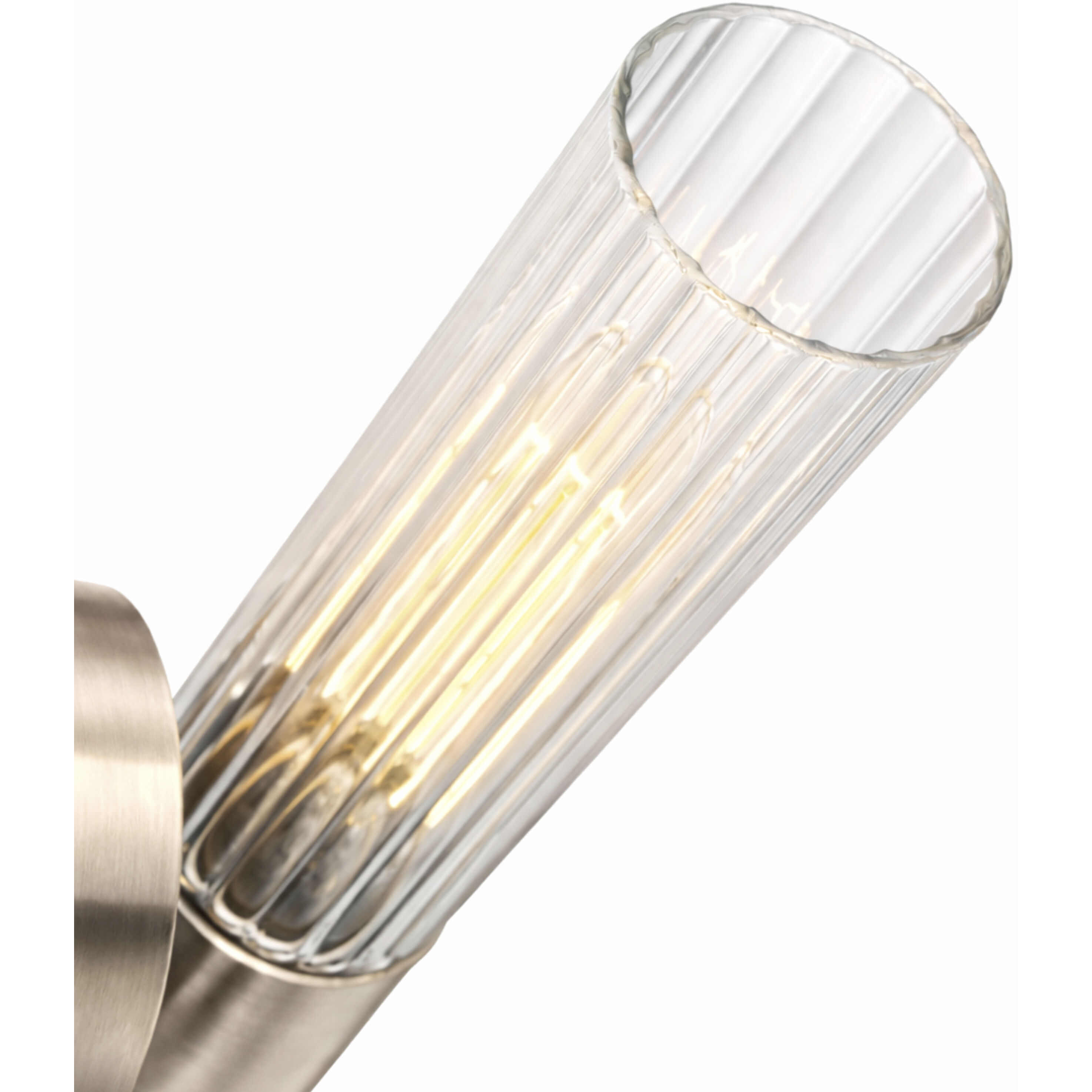 Fusion Collection - Rimini Family 1 Light 4.25 inch Brushed Nickel ADA Wall Sconce Wall Light, EVOLV