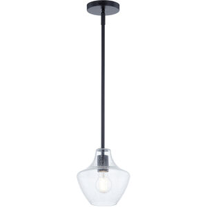 Fusion Collection 1 Light 7.5 inch Matte Black Pendant Ceiling Light, Harlow Family