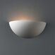 Ambiance Collection Wall Sconce Wall Light in Bisque, Incandescent, Small