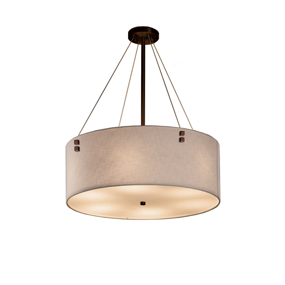 24 inch drum pendant light top