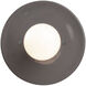 Ambiance Collection 1 Light Gloss Grey Wall Sconce Wall Light