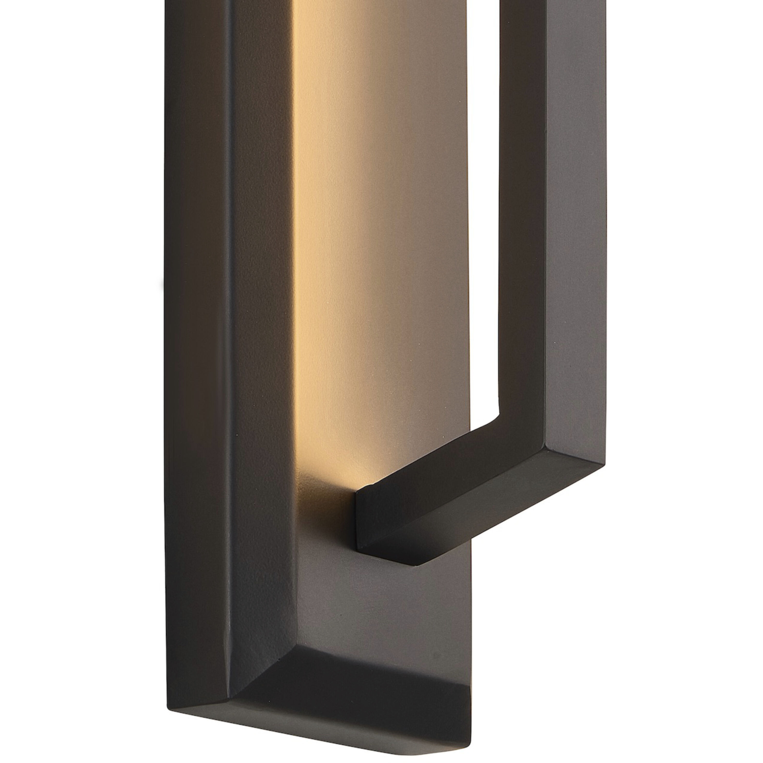 Zurich 21 inch Matte Black Outdoor Wall Sconce in 3.5" D x 4.5" W x 21" H, EVOLV