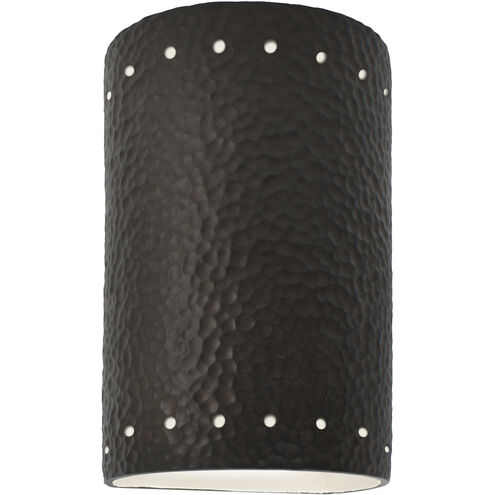 Ambiance Collection LED 9.5 inch Hammered Iron Outdoor Wall Sconce