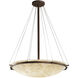 Alabaster Rocks LED 51 inch Matte Black Pendant Ceiling Light in 6000 Lm LED