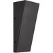 Corwin Family 1 Light 12 inch Matte Black Outdoor Wall Sconce in 4" D x 5.5" W x 12" H, EVOLV