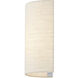 Textile Collection 1 Light 5.5 inch Cream and White ADA Wall Sconce Wall Light in 4" D x 5.5" W x 10" H, EVOLV