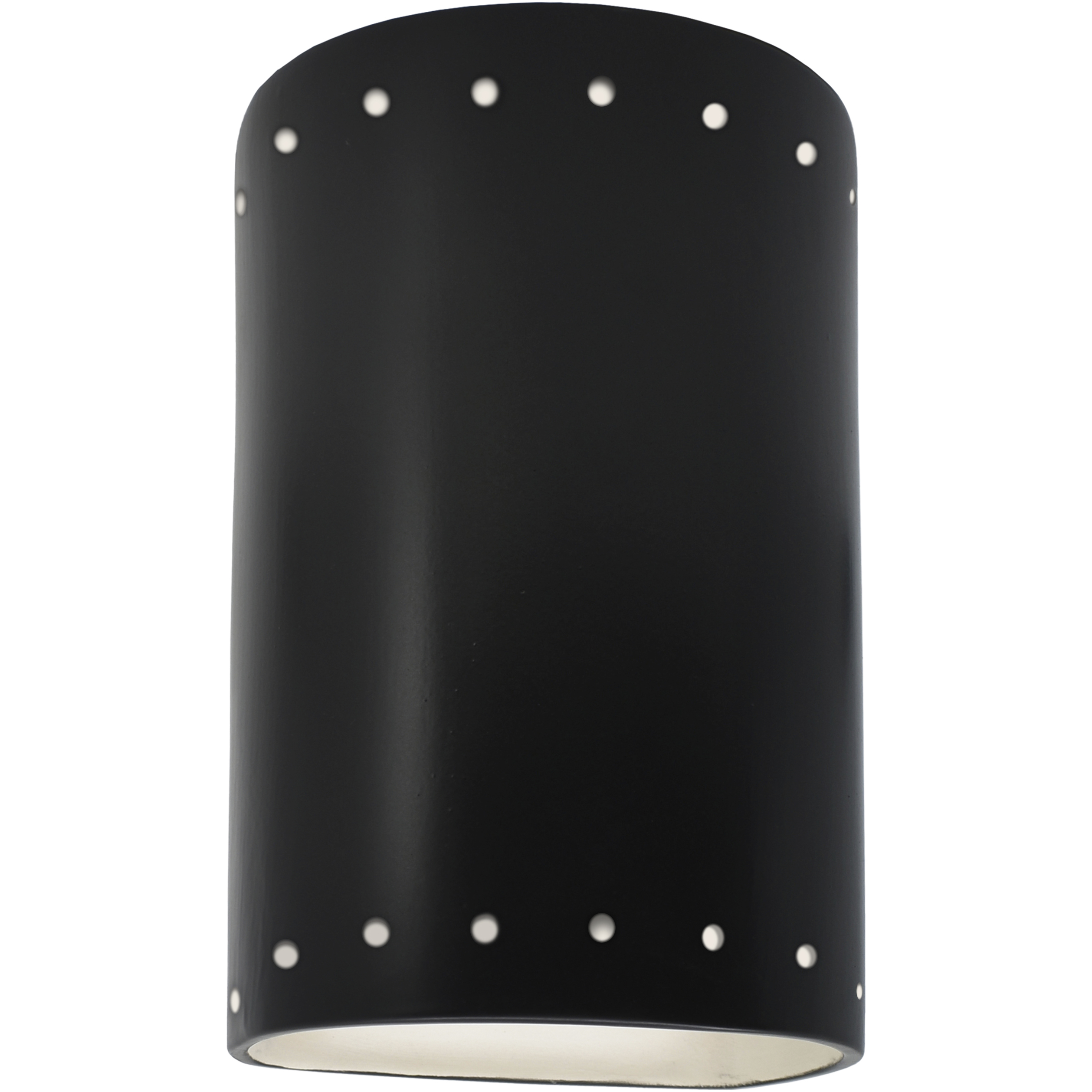 Ambiance Collection LED 9.5 inch Carbon Matte Black Outdoor Wall Sconce