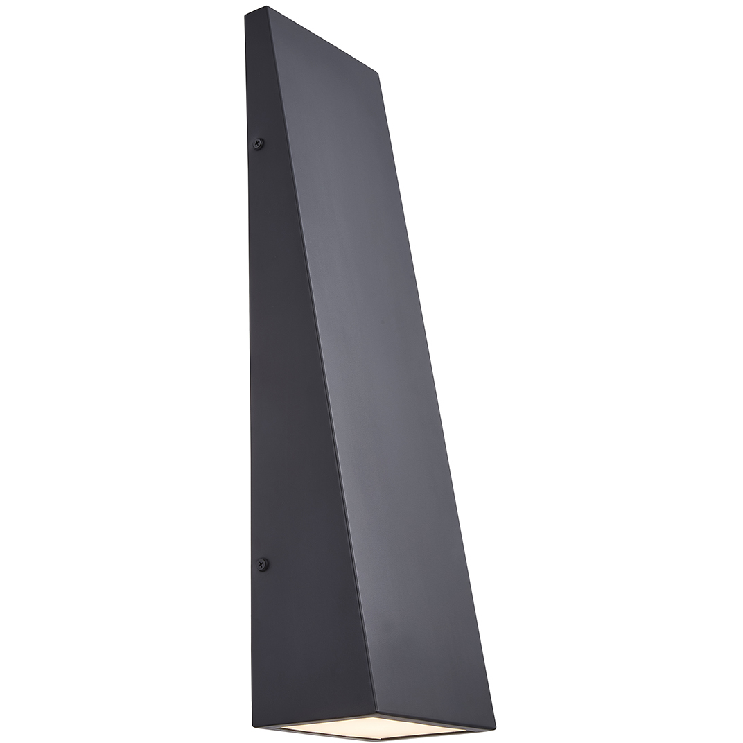 Corwin Family 1 Light 20 inch Matte Black Outdoor Wall Sconce in 4" D x 5.5" W x 20" H, EVOLV