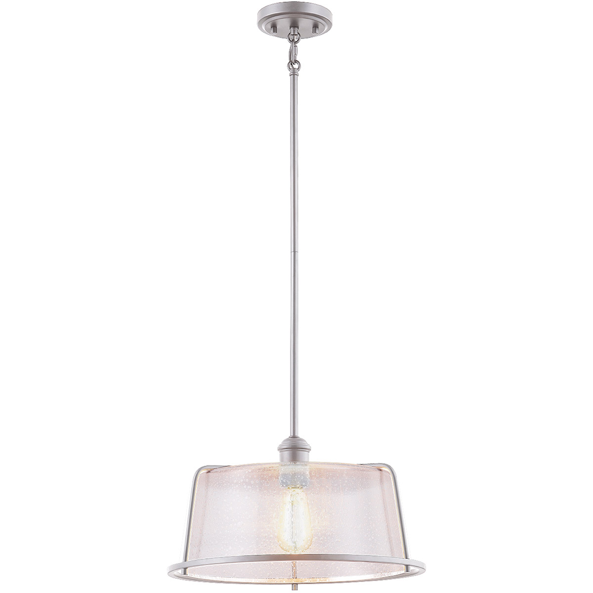 Revere 1 Light 16 inch Brushed Nickel Pendant Ceiling Light