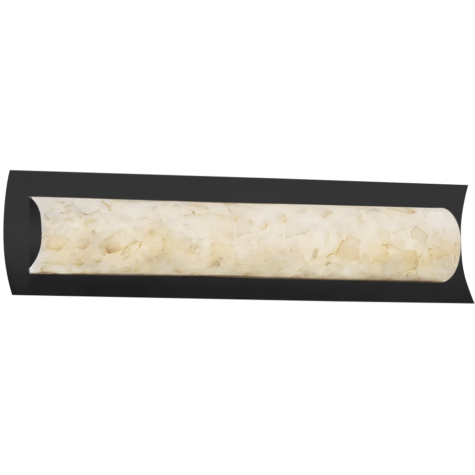 Alabaster Rocks LED 21.5 inch Matte Black Vanity Light Wall Light