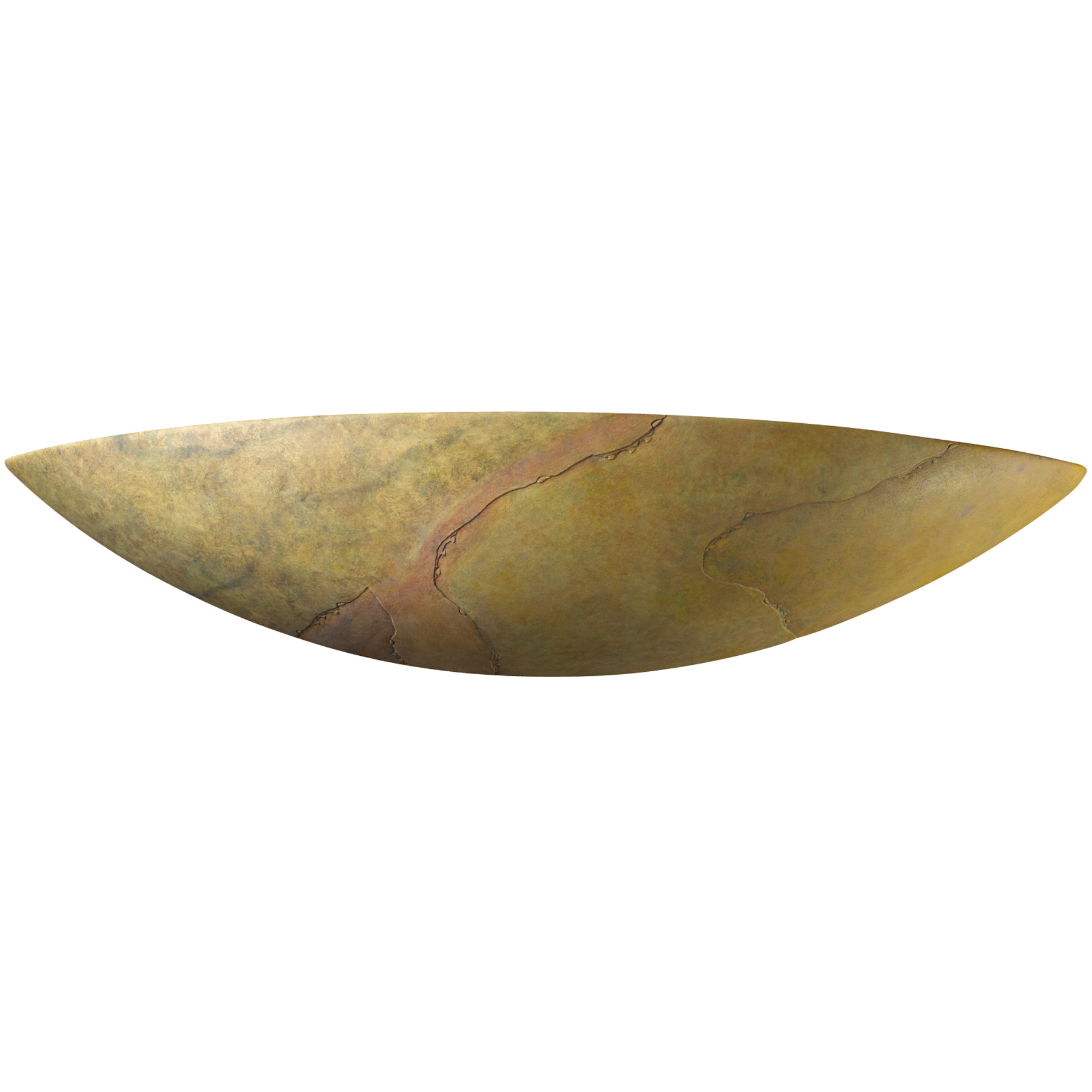 Ambiance Sliver LED 23 inch Carrara Marble Wall Sconce Wall Light, Large