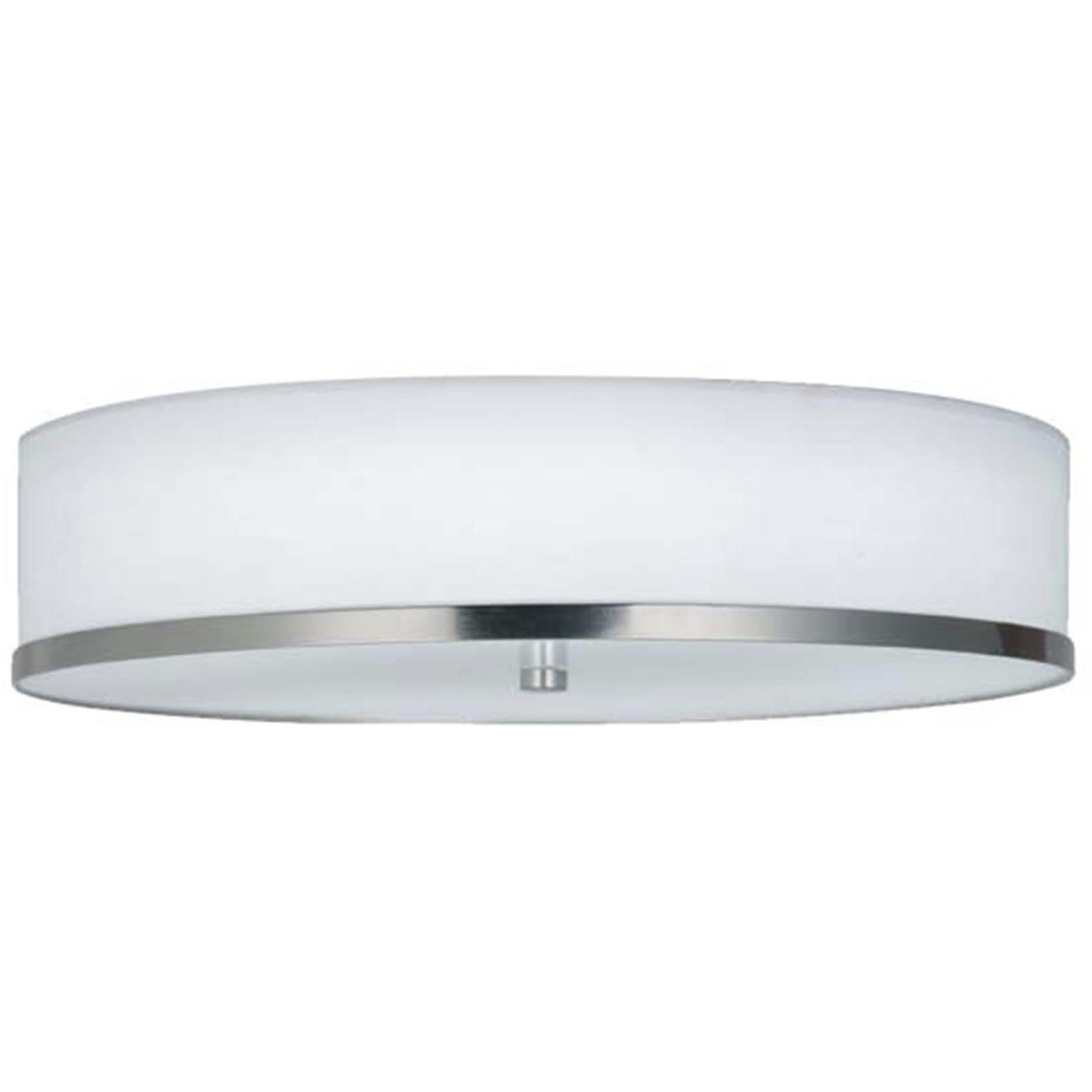 Hyde LED 15 inch Brushed Nickel Flush-Mount Ceiling Light
