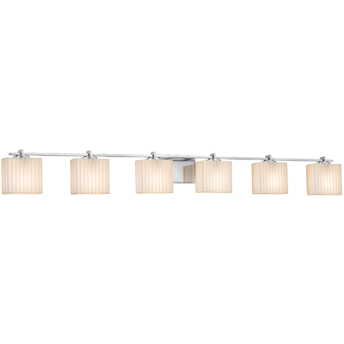 Porcelina LED 55.5 inch Matte Black Bath Bar Wall Light in 4200 Lm LED, Waterfall