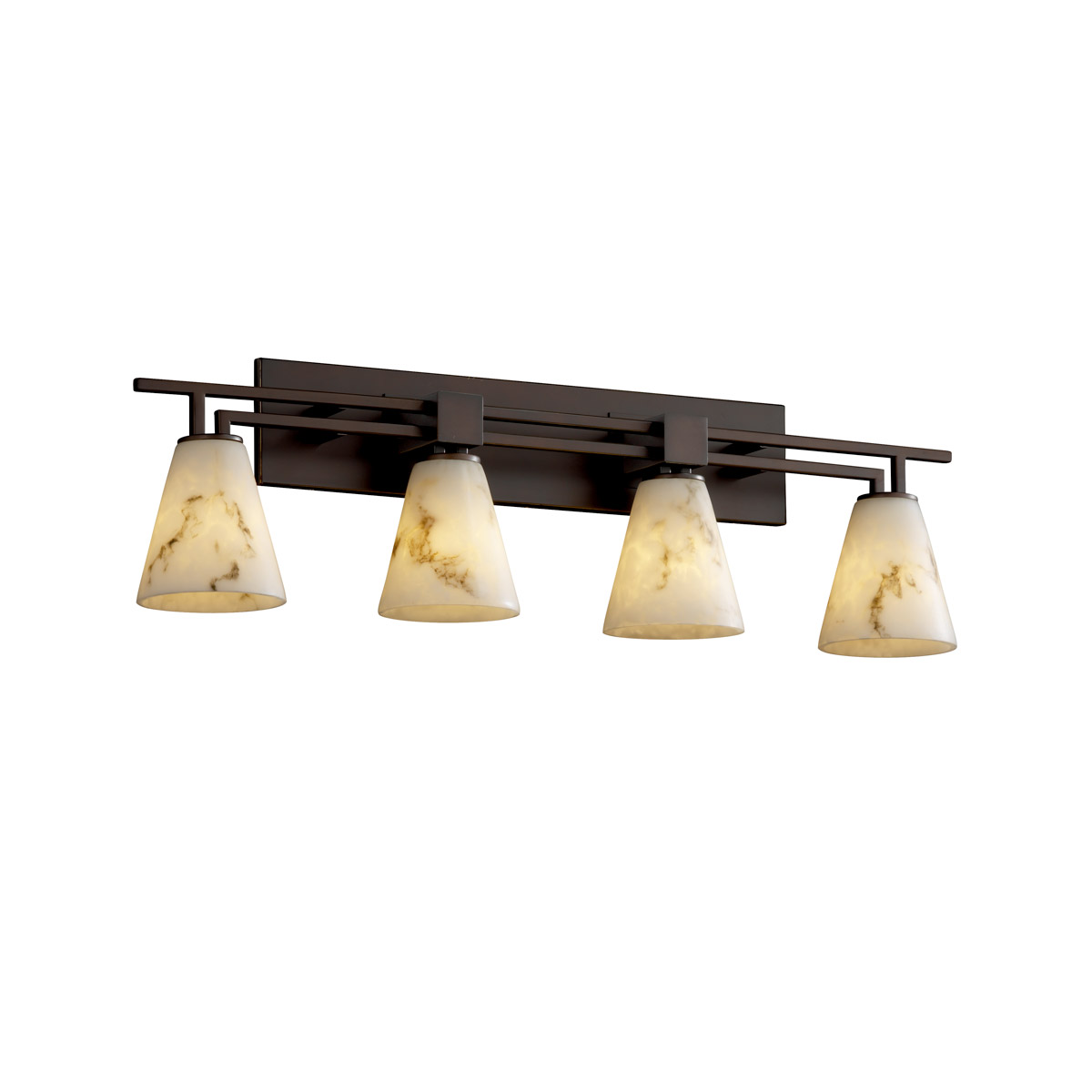 Lumenaria LED 36 inch Polished Chrome Vanity Light Wall Light in 2800 Lm LED, Rectangle