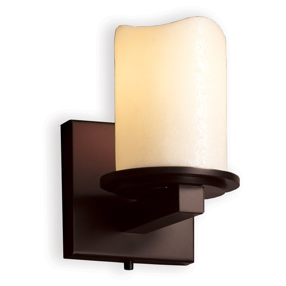 CandleAria LED 5 inch Matte Black Wall Sconce Wall Light