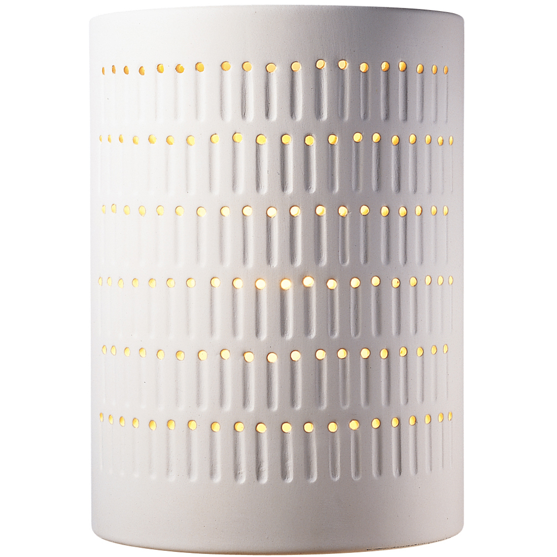 Ambiance Cactus Cylinder LED 9.75 inch Harvest Yellow Slate Wall Sconce Wall Light, Large