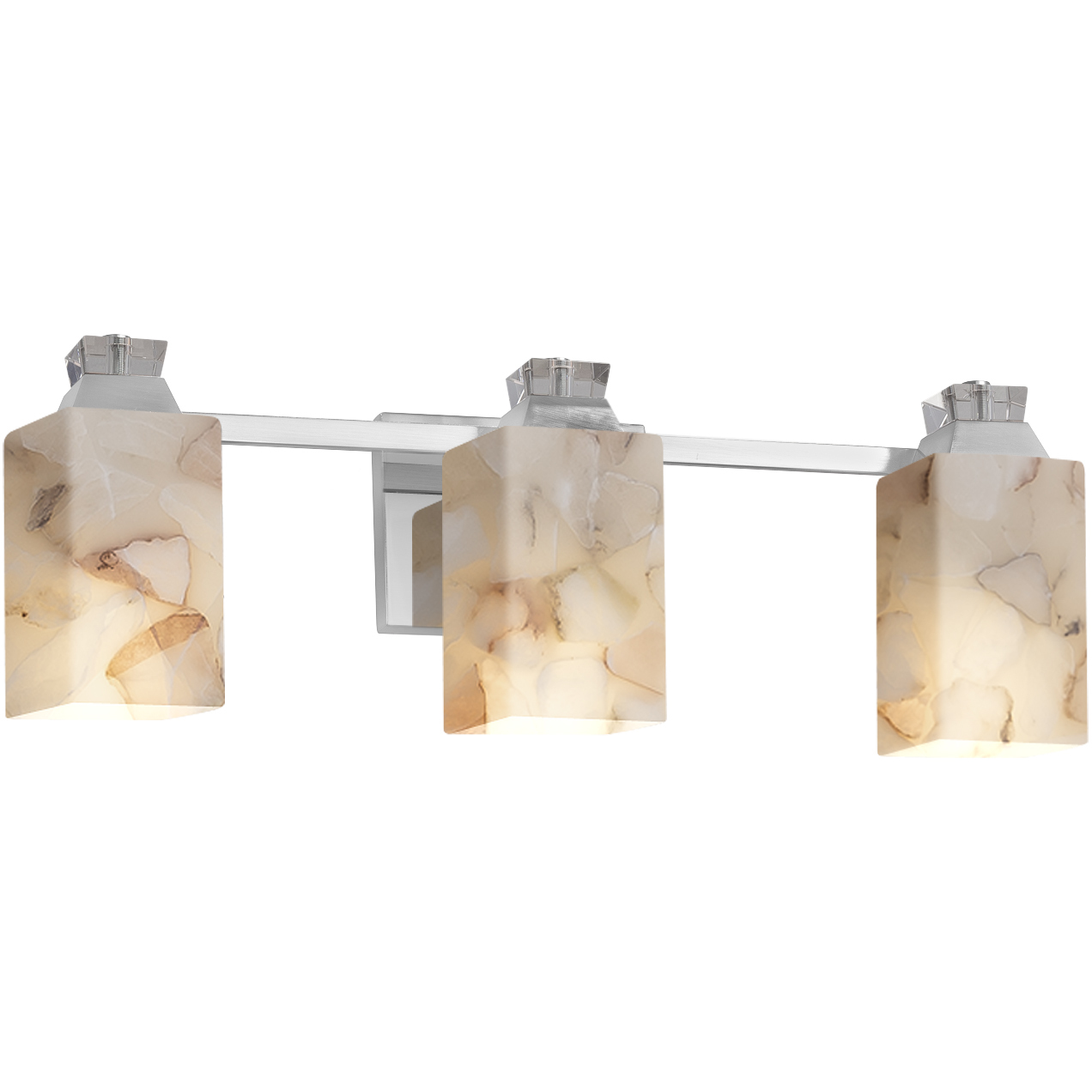 Alabaster Rocks Ardent 3 Light 23 inch Polished Chrome Bath Bar Wall Light in Incandescent