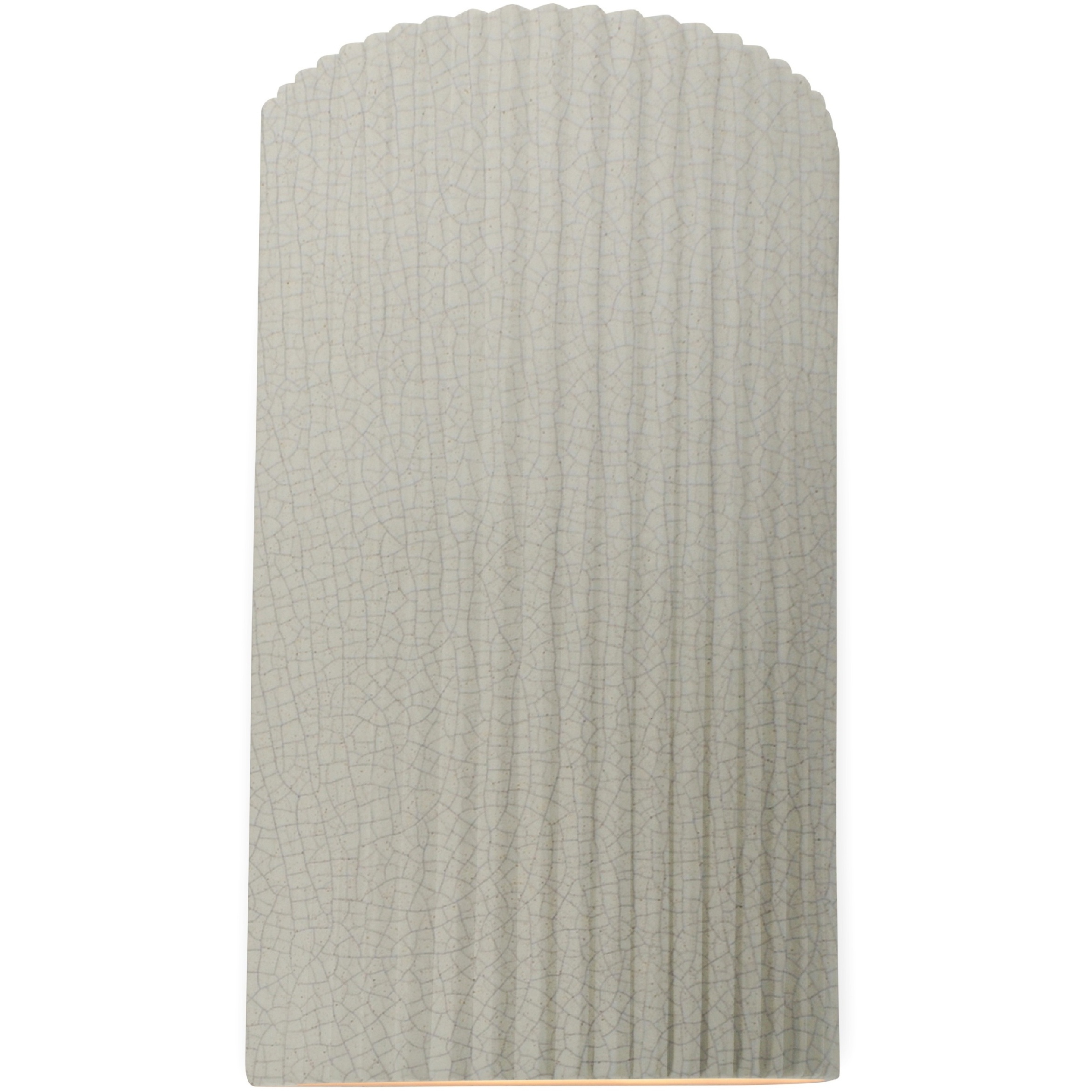 Ambiance LED 7.75 inch White Crackle ADA Wall Sconce Wall Light