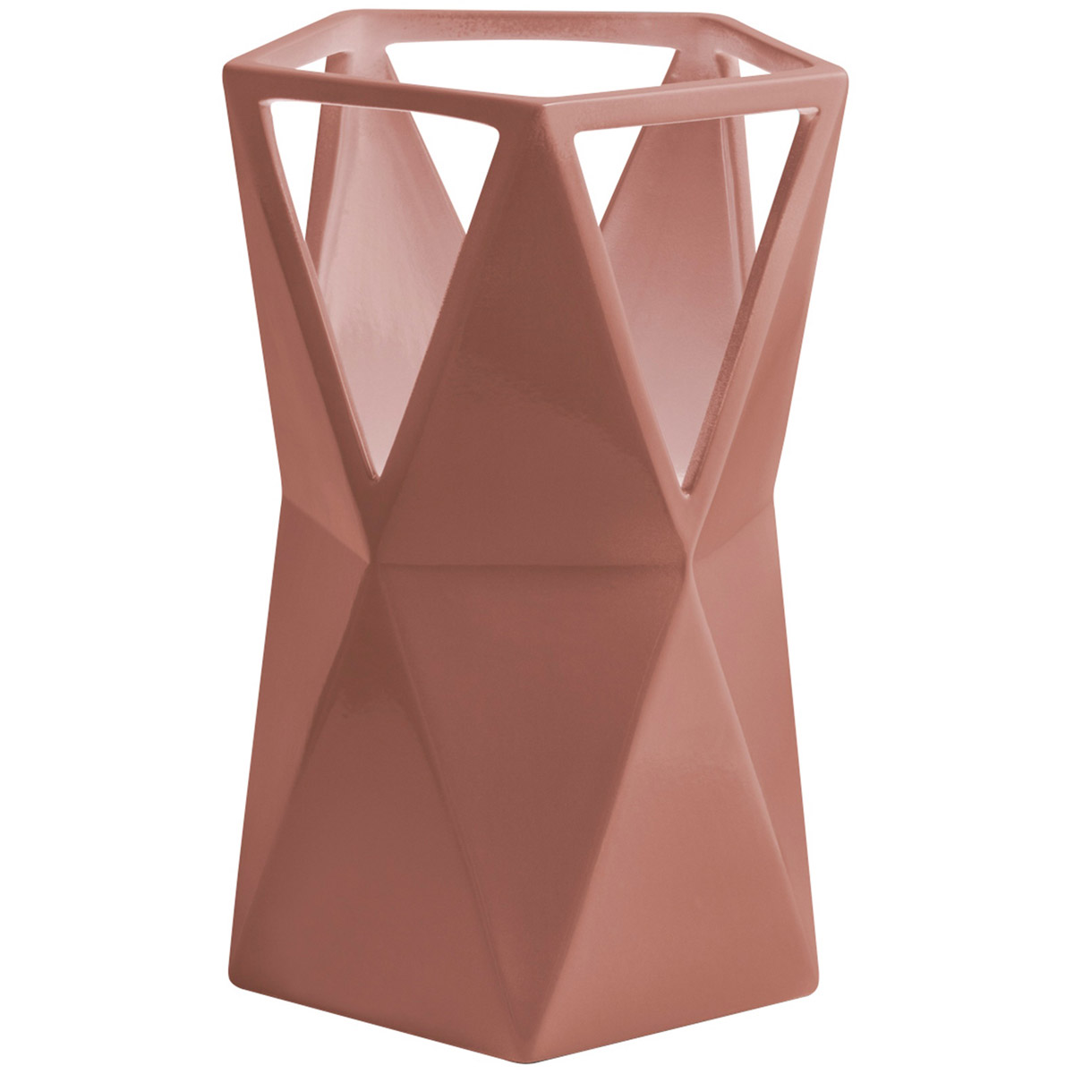 Portable 11.75 inch 9 watt Gloss Blush Table Lamp Portable Light