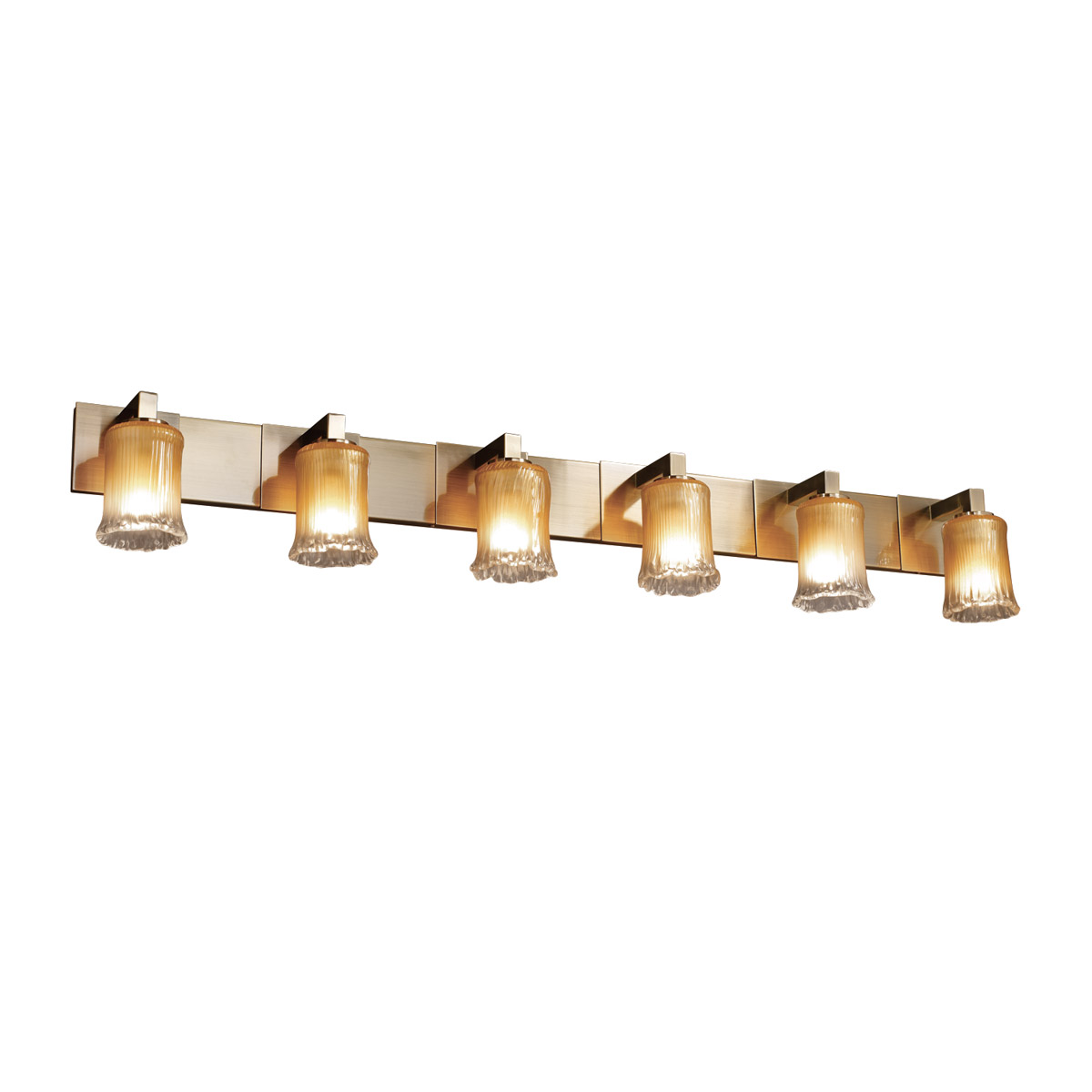 Veneto Luce LED 55.5 inch Matte Black Bath/Vanity Wall Light