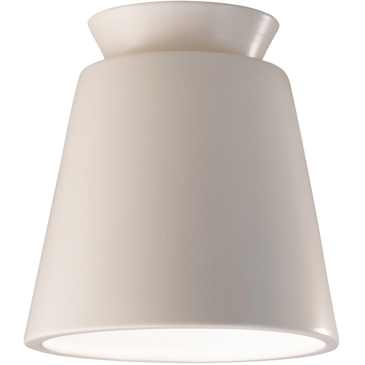 Radiance Collection LED 7.5 inch Matte White Flush-Mount Ceiling Light