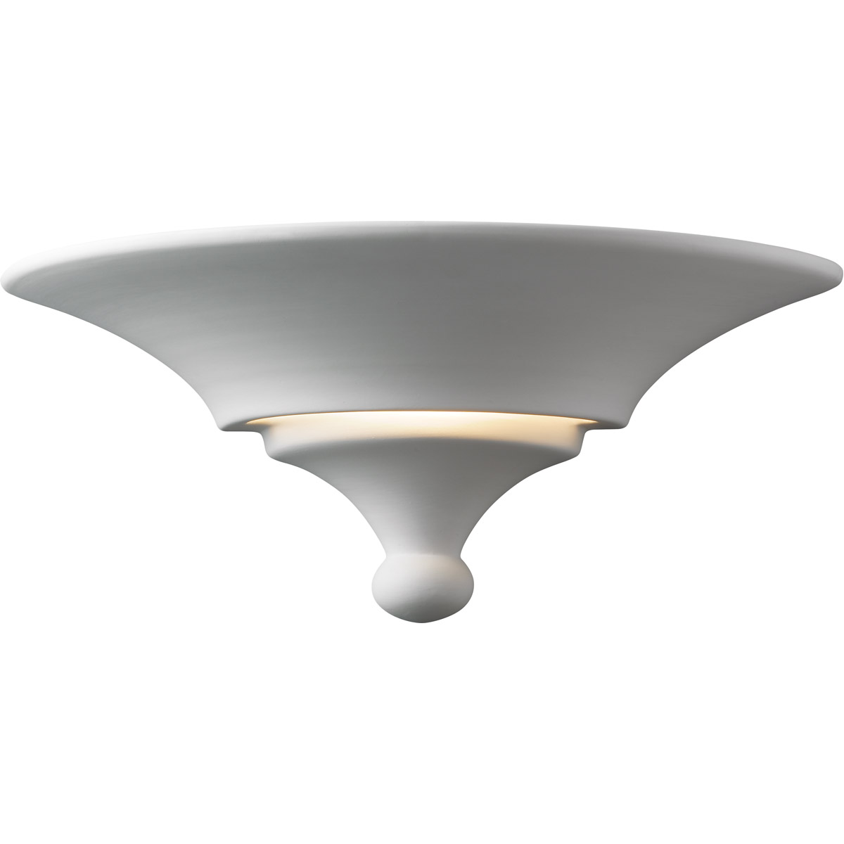 Ambiance LED 14.5 inch Gloss White Wall Sconce Wall Light