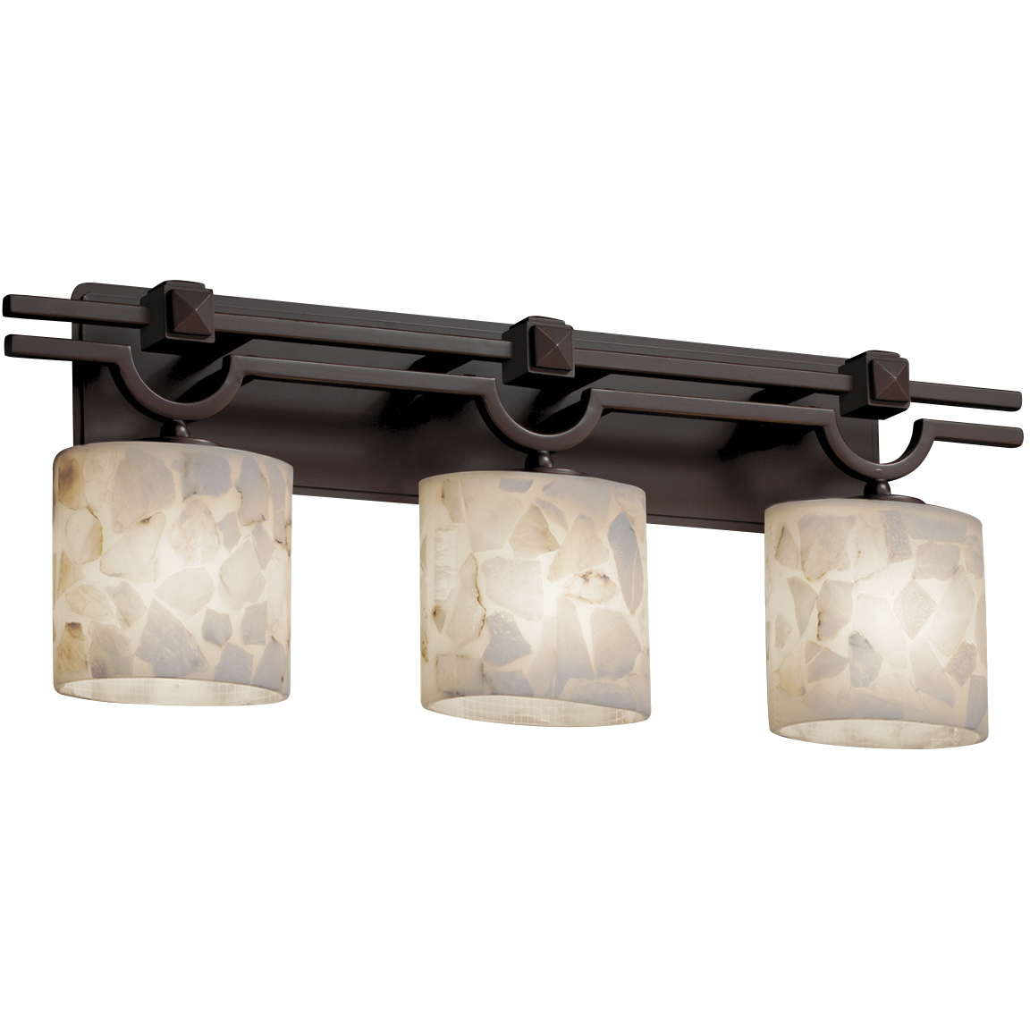 Alabaster Rocks LED 29 inch Polished Chrome Bath Bar Wall Light in 2100 Lm LED, Oval