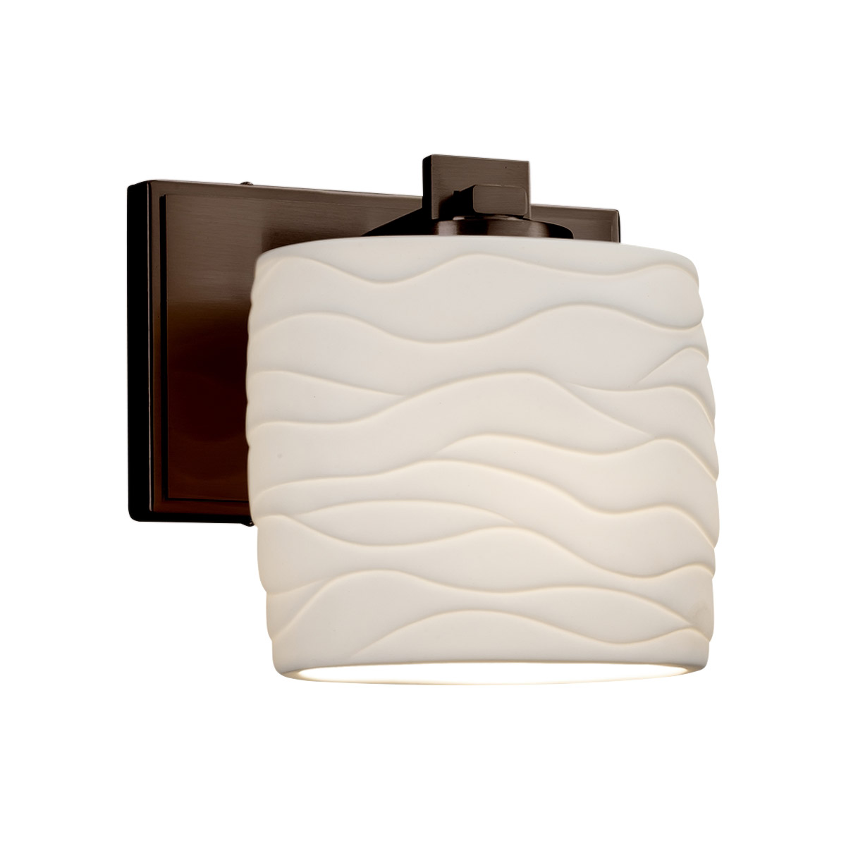 Limoges 1 Light 7 inch Polished Chrome ADA Wall Sconce Wall Light in Waves, Incandescent