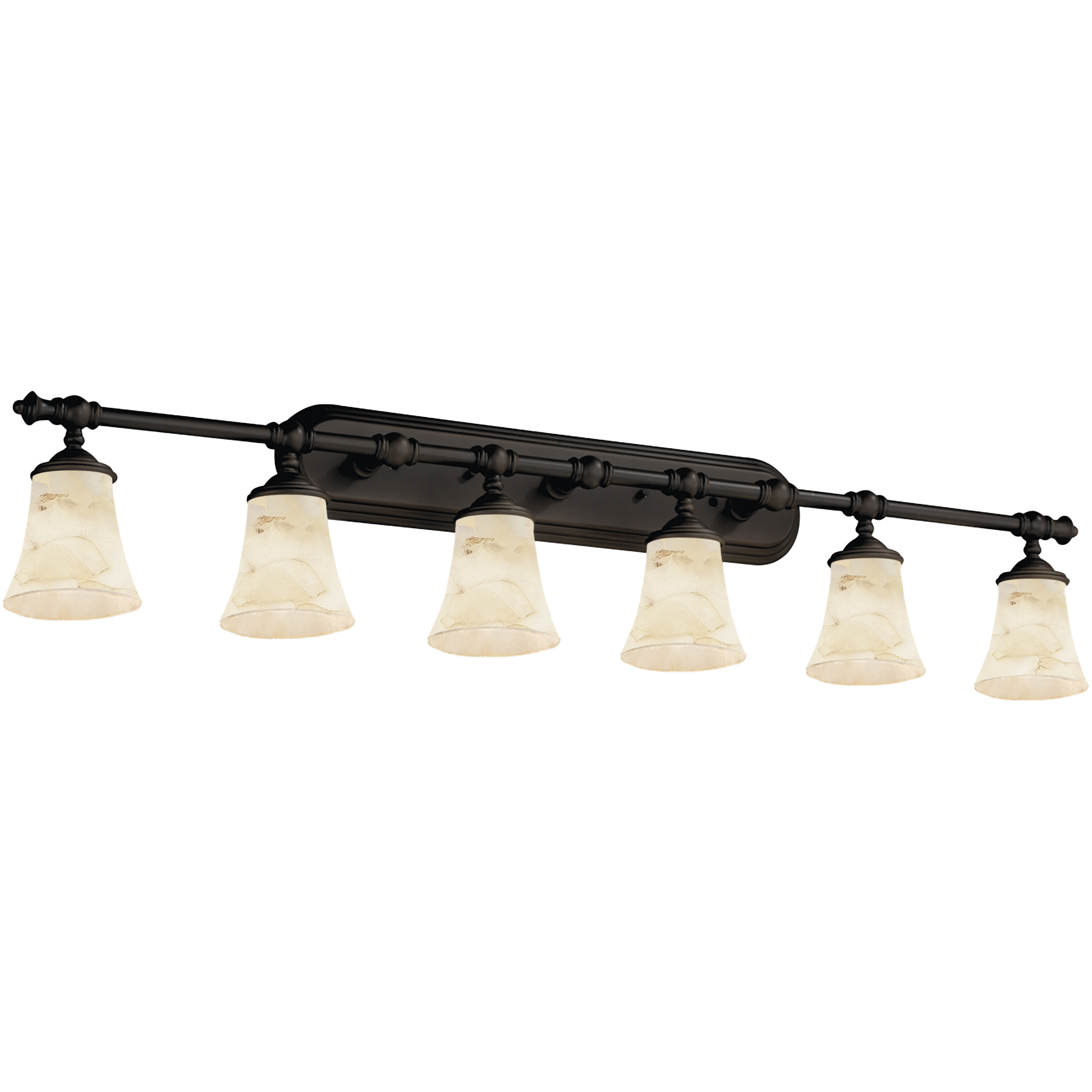 Alabaster Rocks LED 48 inch Polished Chrome Bath Bar Wall Light in 4200 Lm LED
