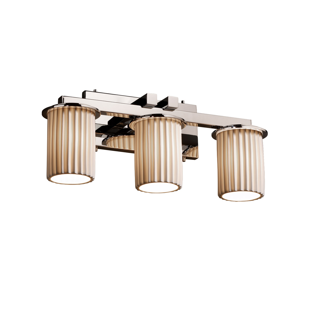 Limoges LED 21 inch Polished Chrome Bath Bar Wall Light in 2100 Lm LED, Waterfall, Dakota
