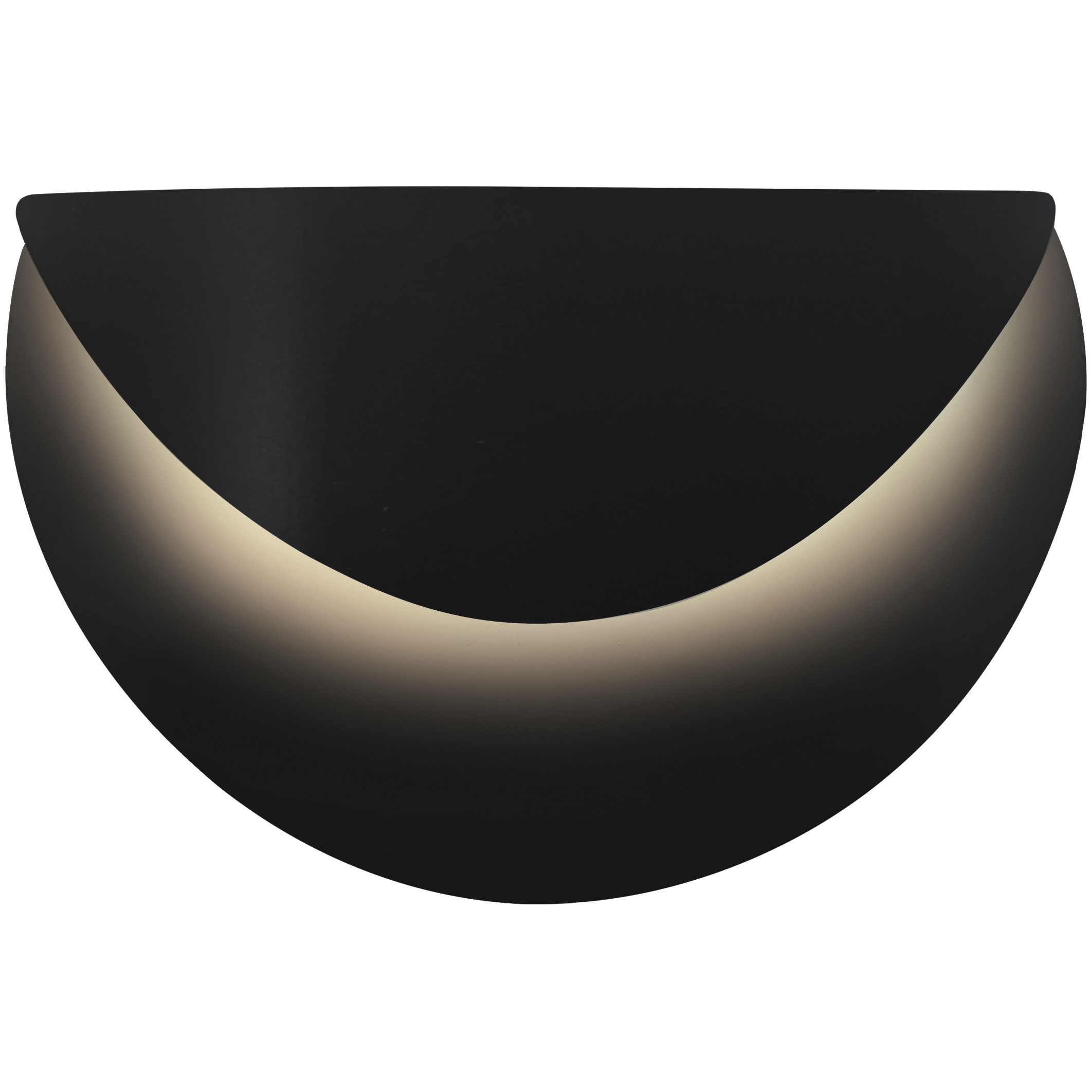 Ambiance Collection - Petal LED 13.25 inch Carbon Matte Black ADA Wall Sconce Wall Light, Form+Finish+Function