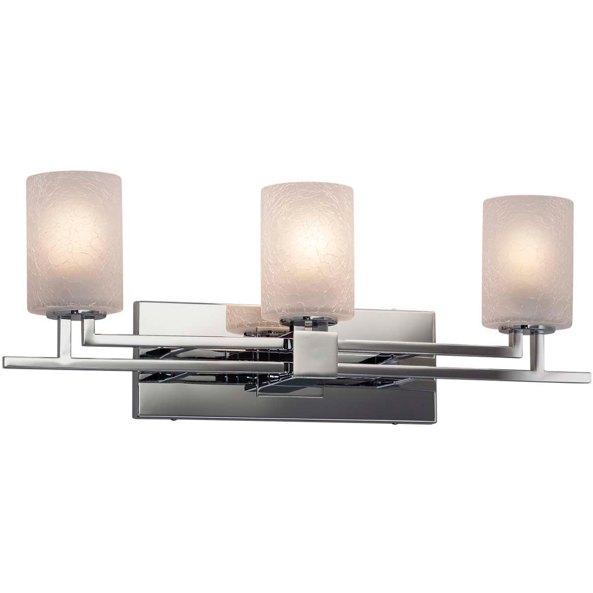 Fusion LED 26 inch Brushed Nickel Bath Bar Wall Light in 2100 Lm LED, Cylinder with Flat Rim, Almond Fusion, Aero