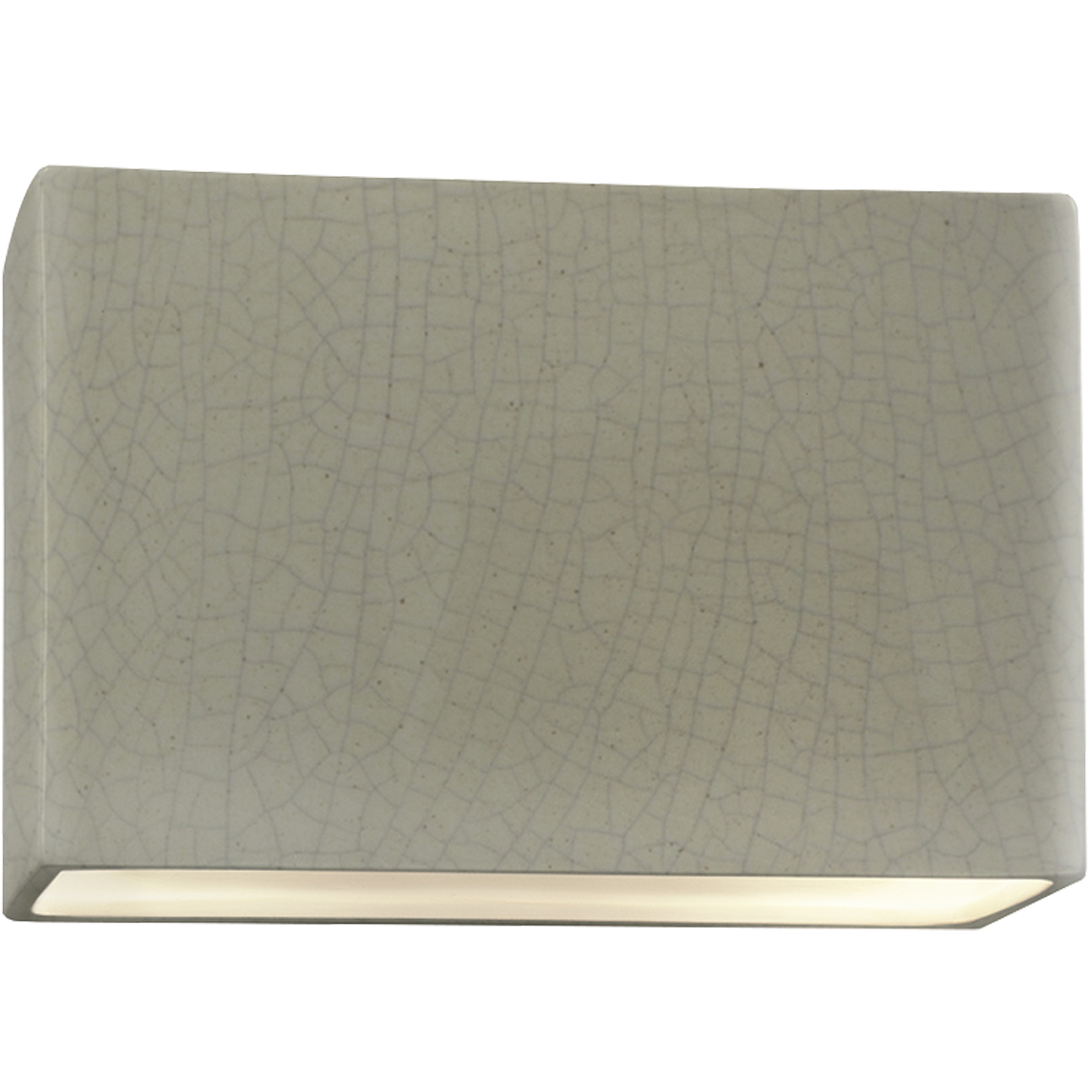 Ambiance Collection LED 10 inch Celadon Green Crackle Outdoor Wall Sconce