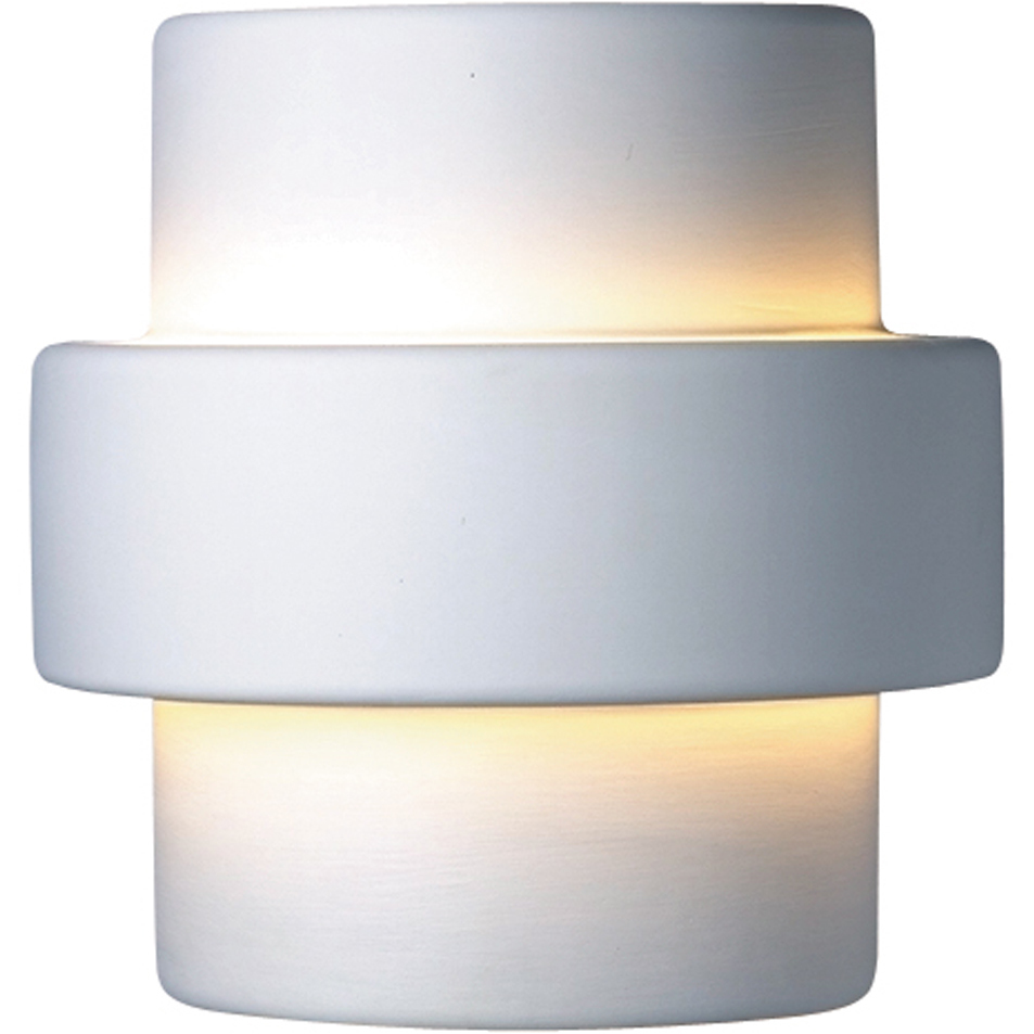 Ambiance Step LED 10.5 inch Gloss Black Wall Sconce Wall Light, Large