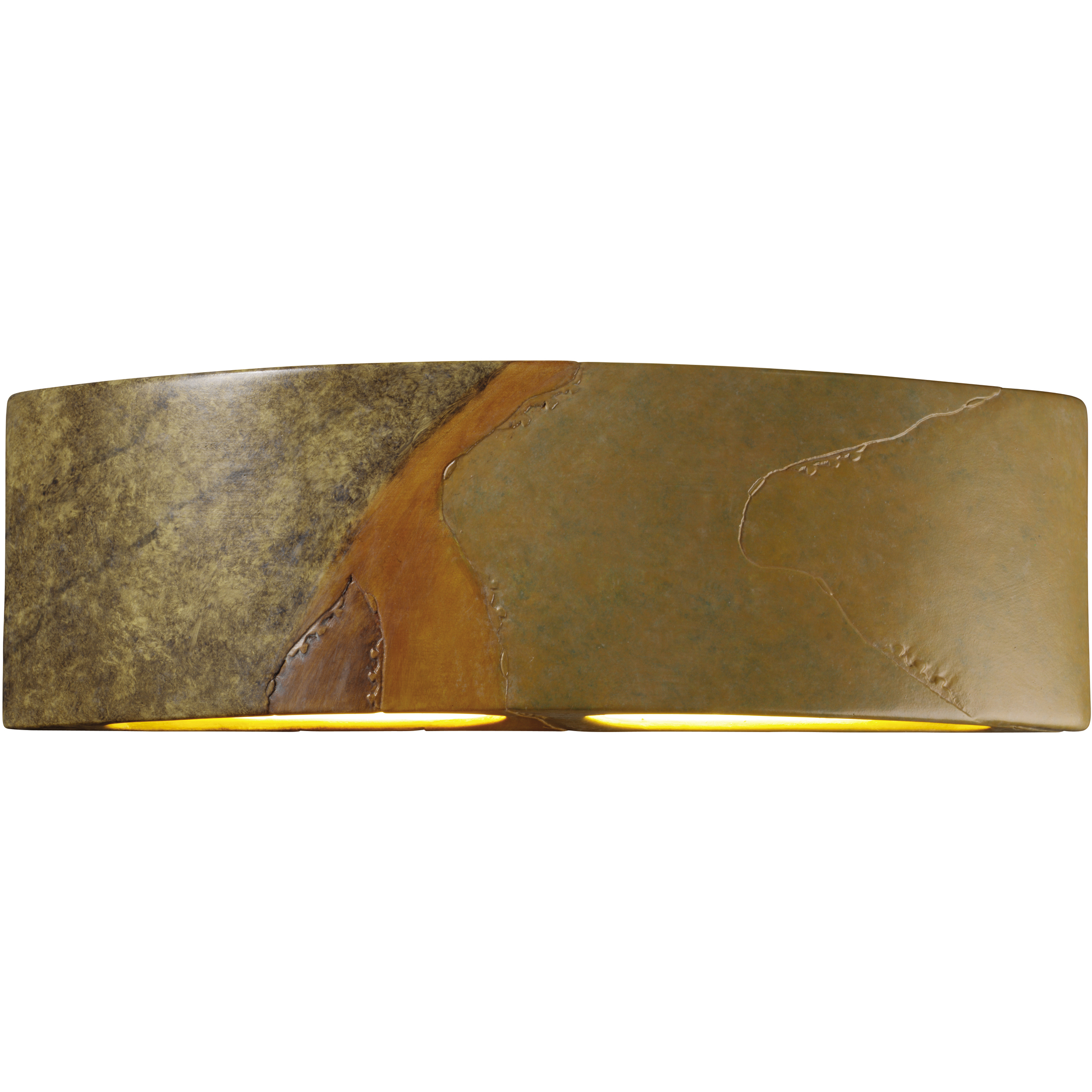 Ambiance Arc LED 19.5 inch Tierra Red Slate ADA Wall Sconce Wall Light