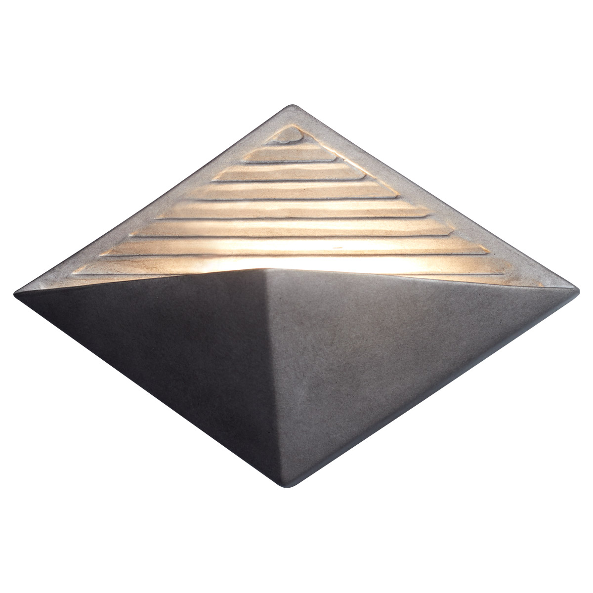 Ambiance LED 12 inch Harvest Yellow Slate ADA Wall Sconce Wall Light, Diamond