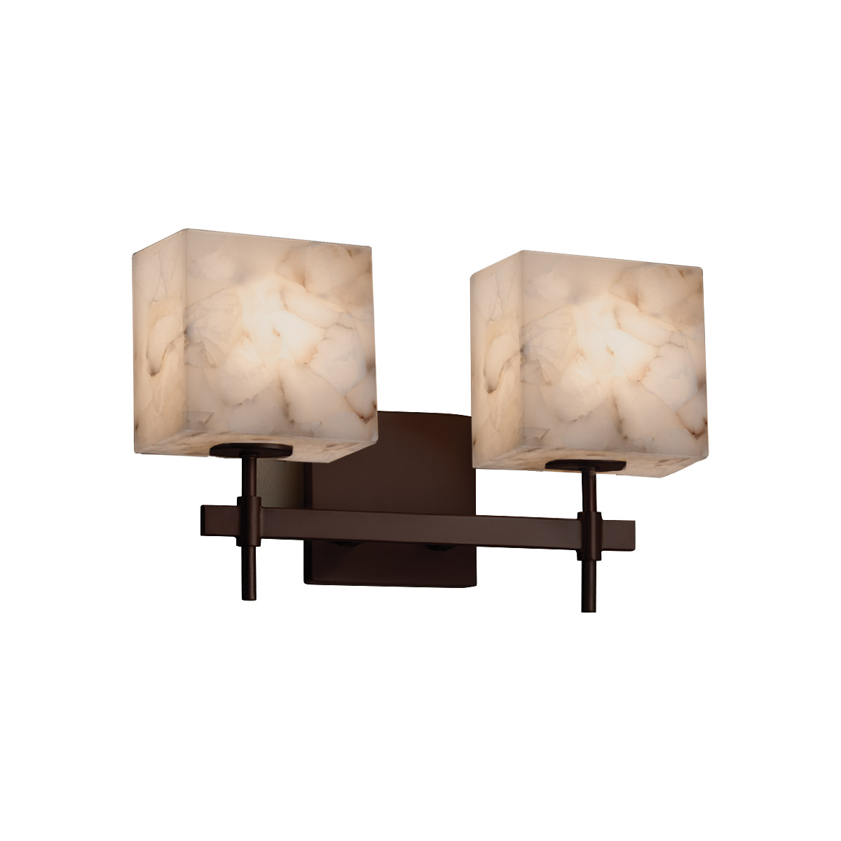 Alabaster Rocks LED 14.5 inch Polished Chrome Bath Vanity Light Wall Light in 1400 Lm LED, Rectangle