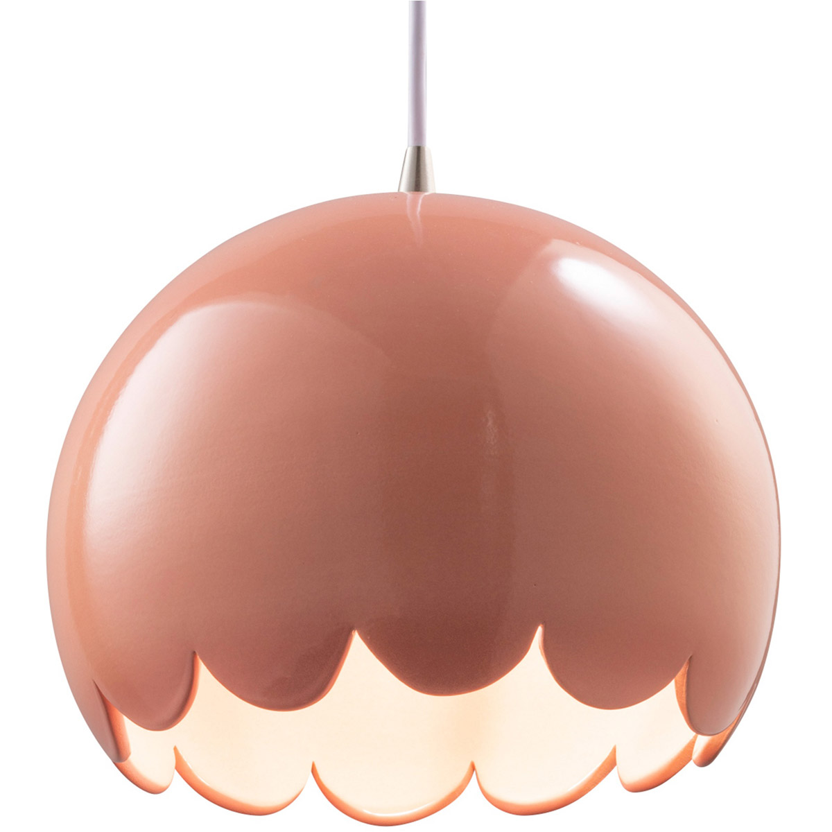 Radiance Collection 1 Light 9 inch Antique Brass Pendant Ceiling Light
