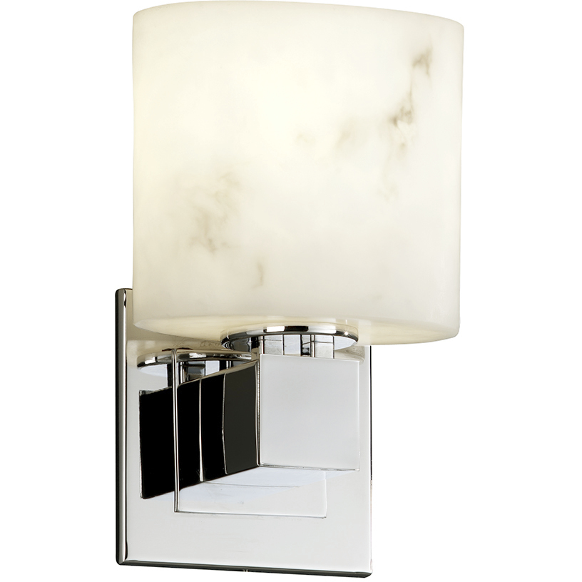 LumenAria Wall Sconce Wall Light in 700 Lm LED, Matte Black, Rectangle
