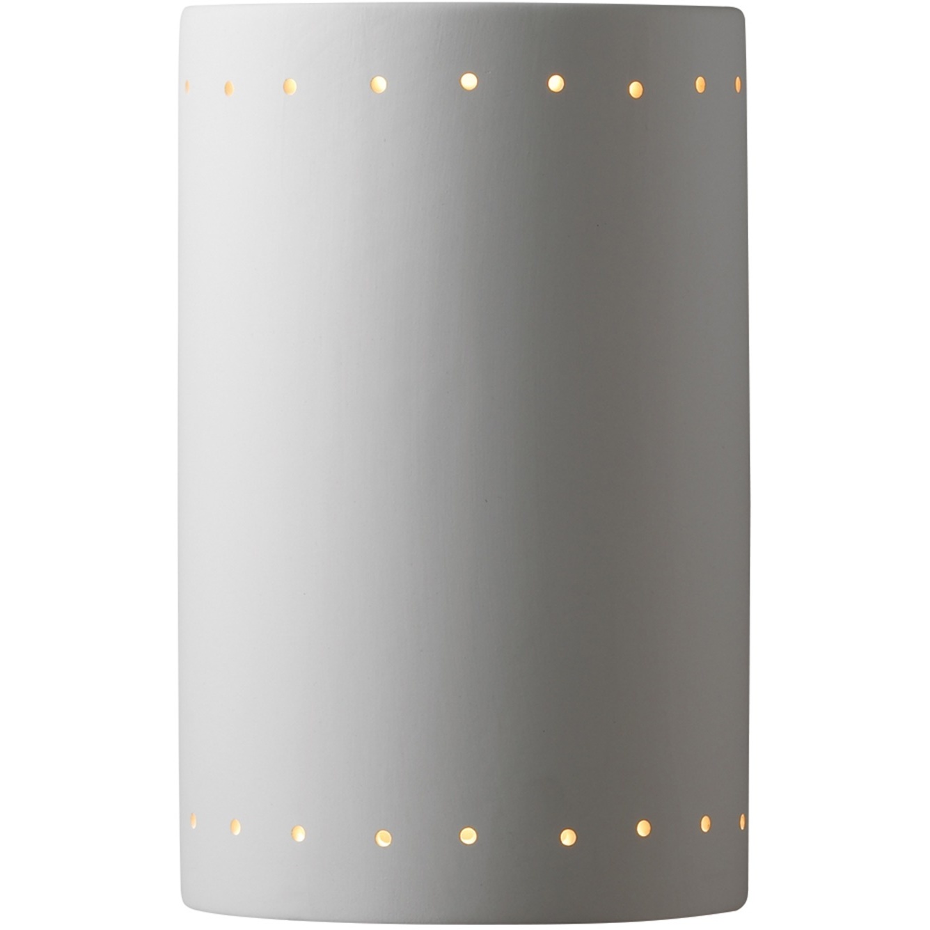 Ambiance Cylinder LED 12.5 inch Harvest Yellow Slate Outdoor Wall Sconce, Large