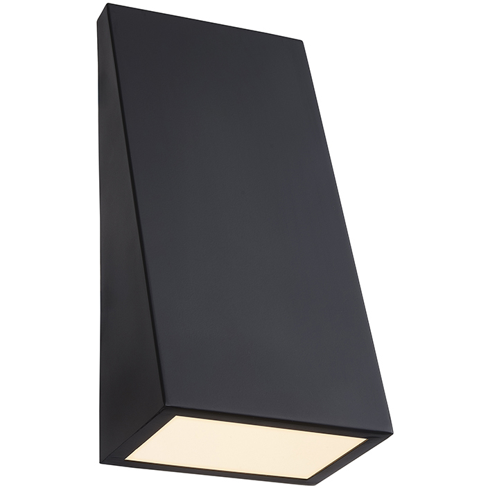 Corwin Family 1 Light 12 inch Matte Black Outdoor Wall Sconce in 4" D x 5.5" W x 12" H, EVOLV