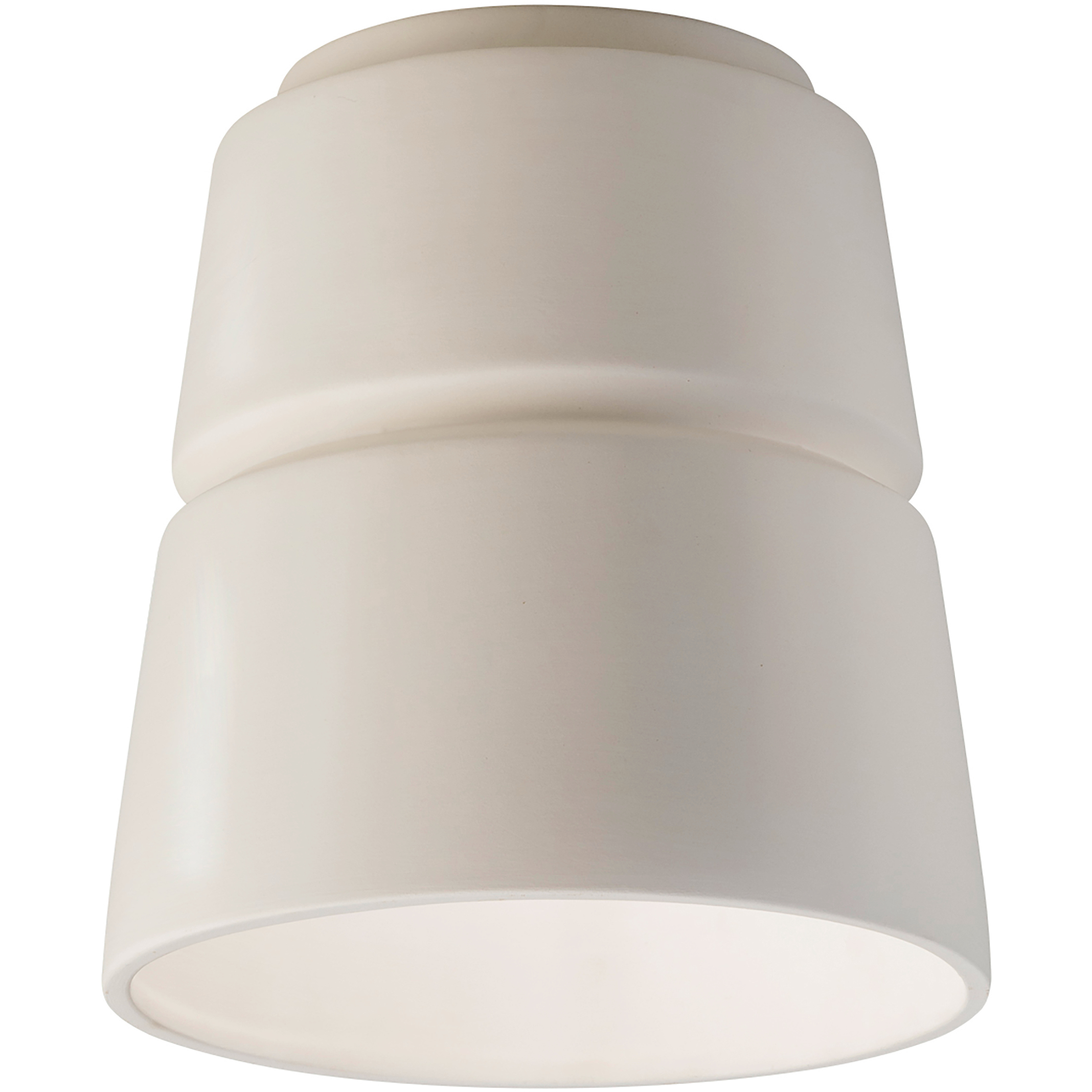 Radiance Collection 1 Light 7.5 inch Matte White Flush-Mount Ceiling Light