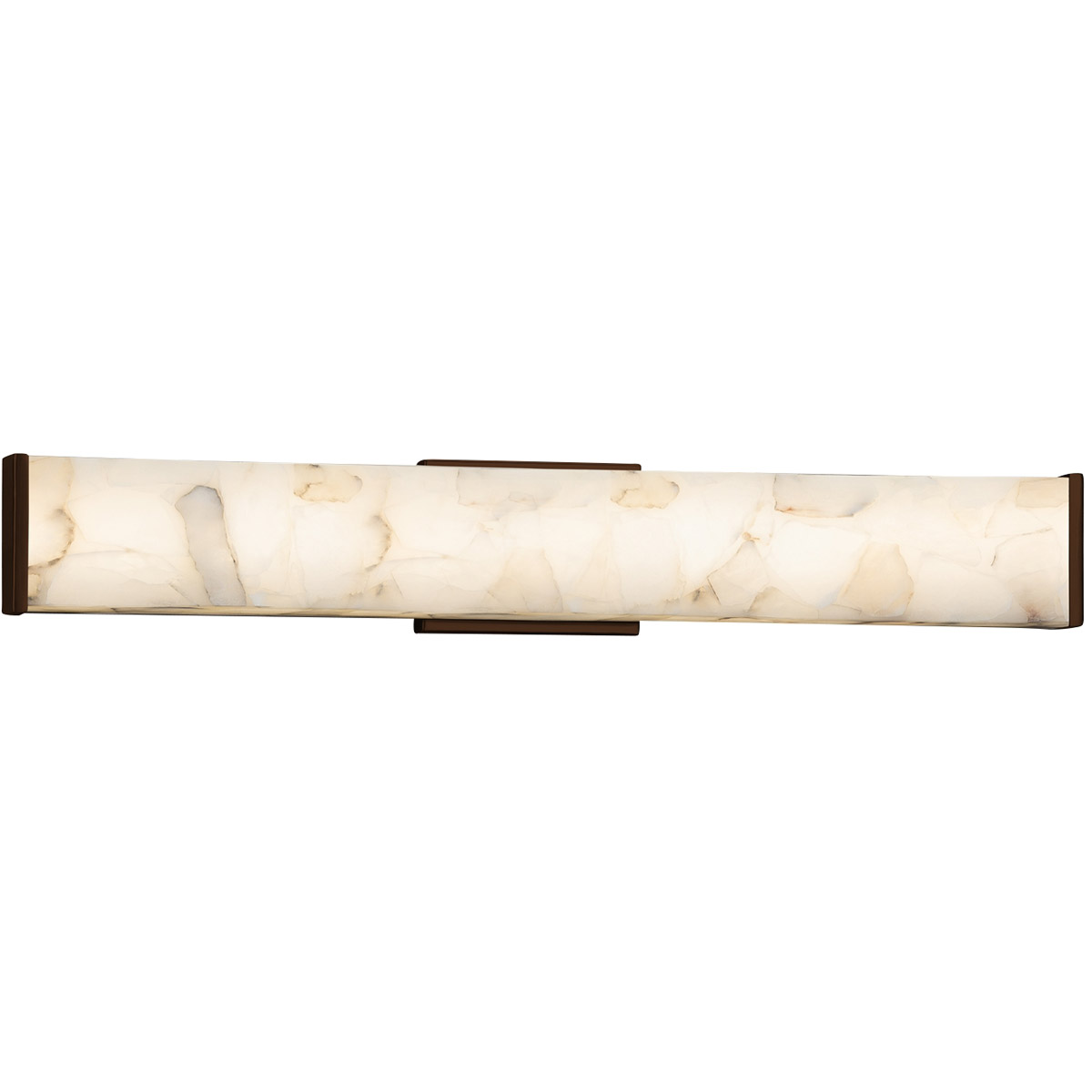 Alabaster Rocks 28.5 inch Dark Bronze Vanity Light Wall Light