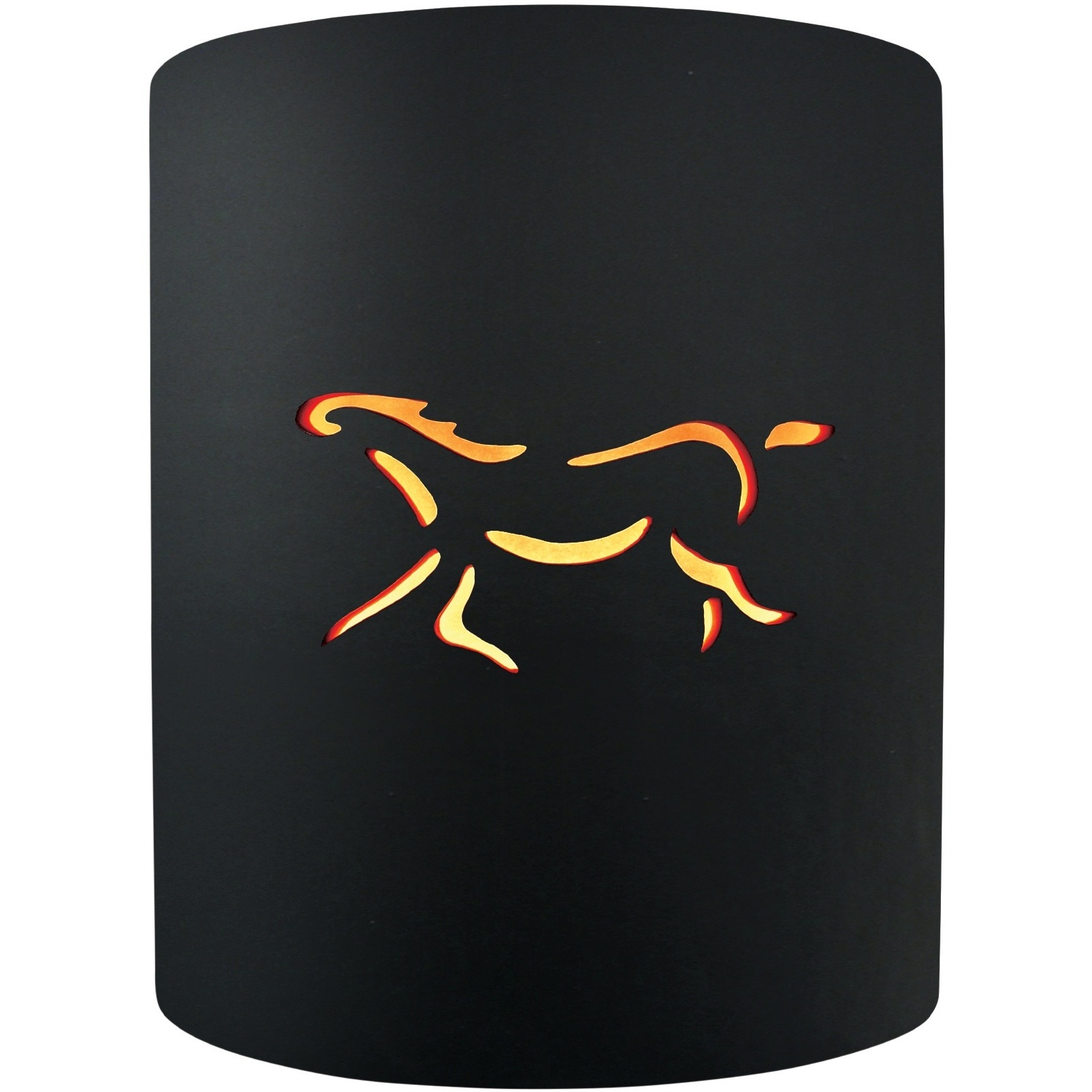 Sun Dagger 1 Light 8 inch Carbon Matte Black and Champagne Gold Wall Sconce Wall Light