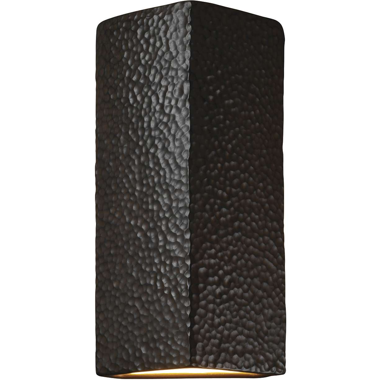 Ambiance Peaked Rectangle LED 7 inch Terra Cotta ADA Wall Sconce Wall Light