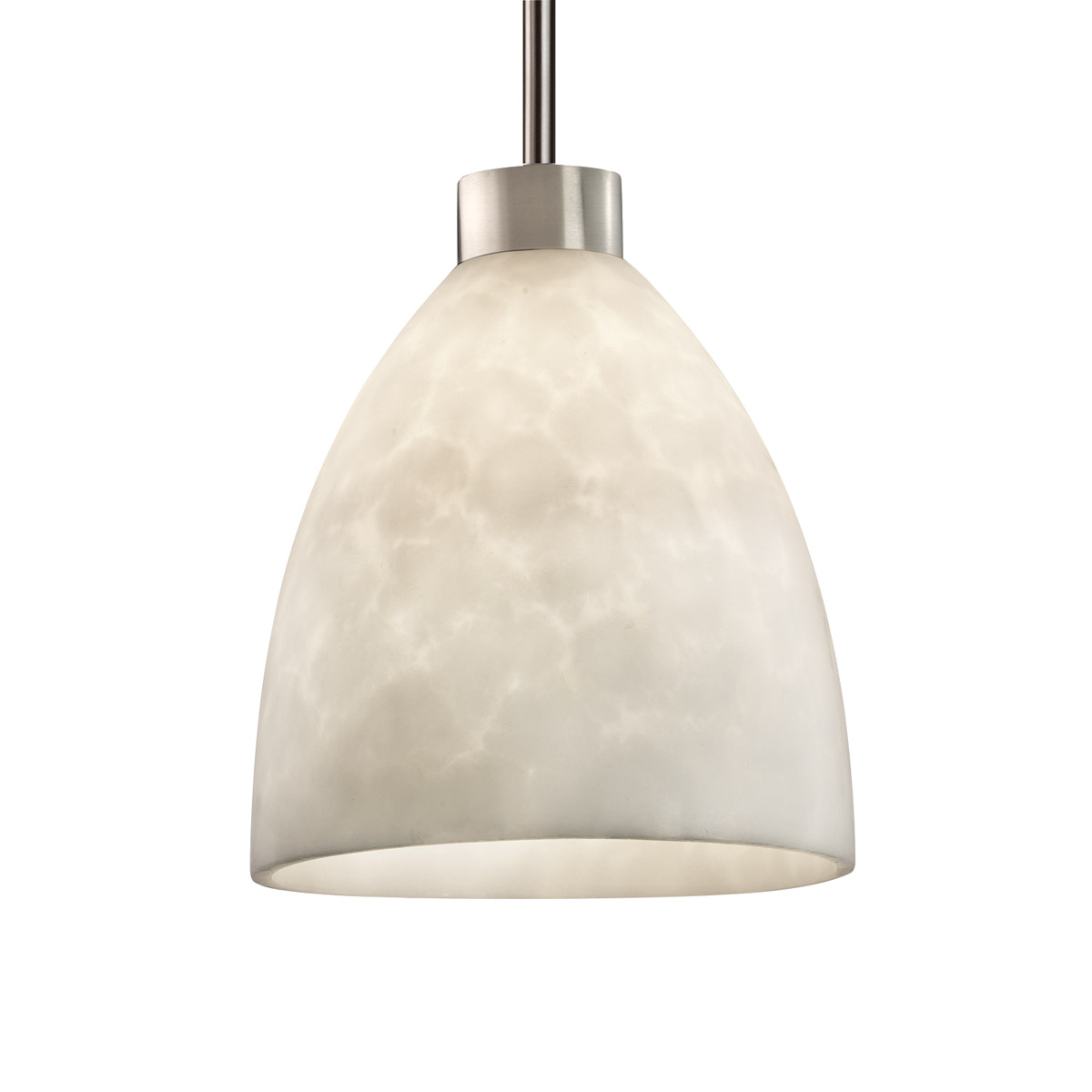 Clouds LED 10.5 inch Dark Bronze Pendant Ceiling Light in 700 Lm LED, Black Cord
