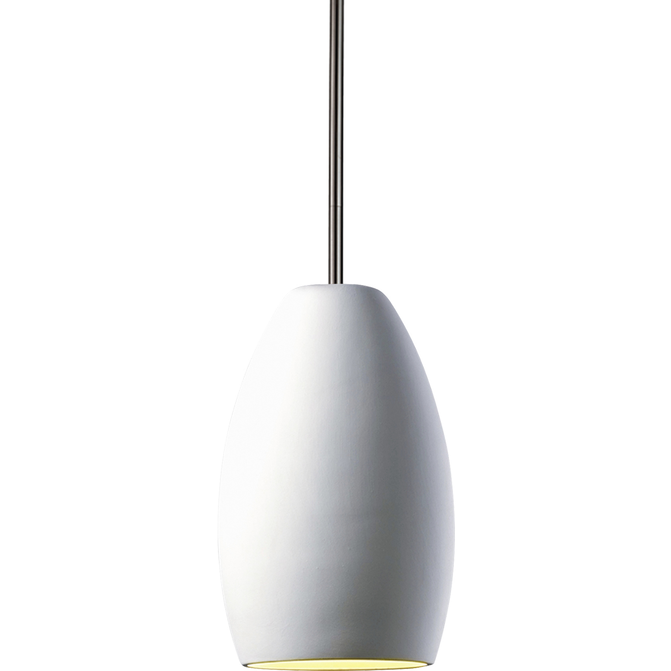 Radiance Collection 1 Light 6.5 inch Brushed Nickel and Antique Copper and White Pendant Ceiling Light