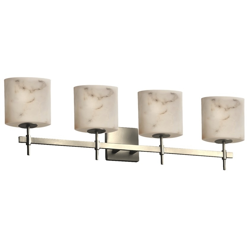 Lumenaria LED 32.5 inch Brushed Nickel Vanity Light Wall Light in 2800 Lm LED, Rectangle