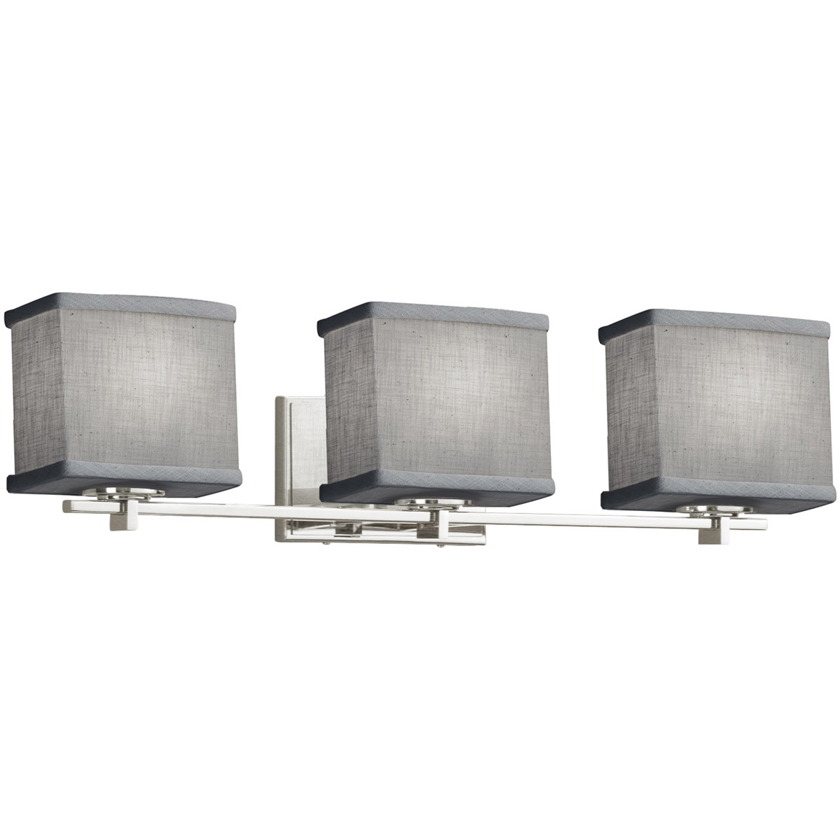 Textile LED 26 inch Polished Chrome Bath Bar Wall Light